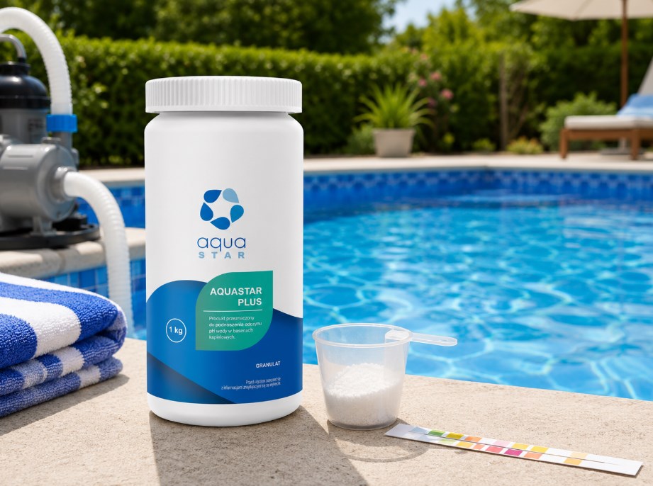 Aquastar Plus 1 kg środek do podwyższania pH wody basenowej